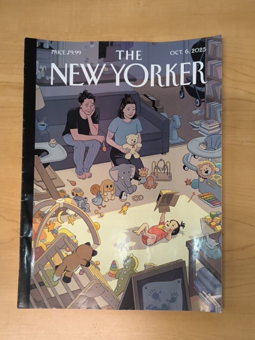 The New Yorker Magazine R. Kikuo Johnson’s “Free Play”:Oct 6, 2025